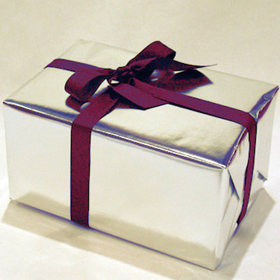 Gift wrapping metallic film