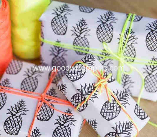 Fruit Printed Kraft Wrapping Paper